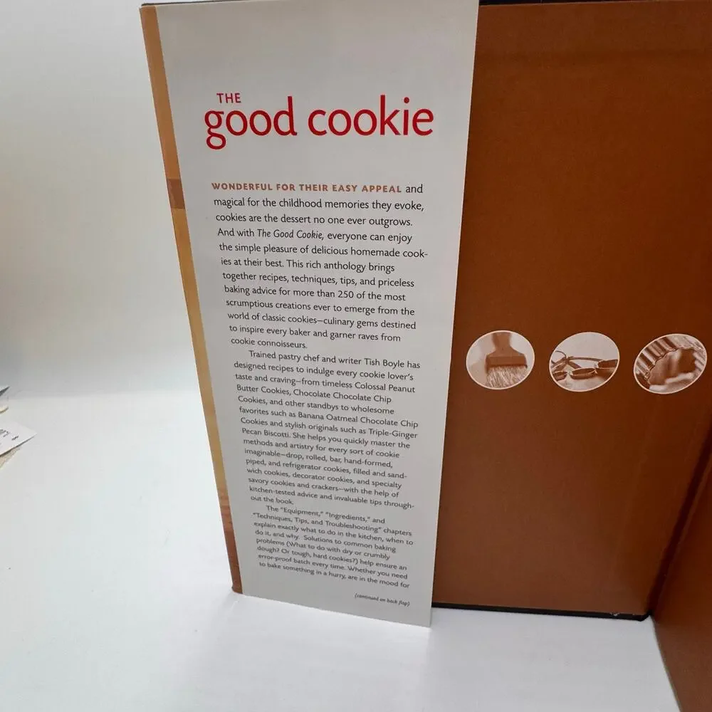 The Good Cookie Tish Boyle Hardcover 250+ Cookie Recipes Baking Cookbook Wiley
